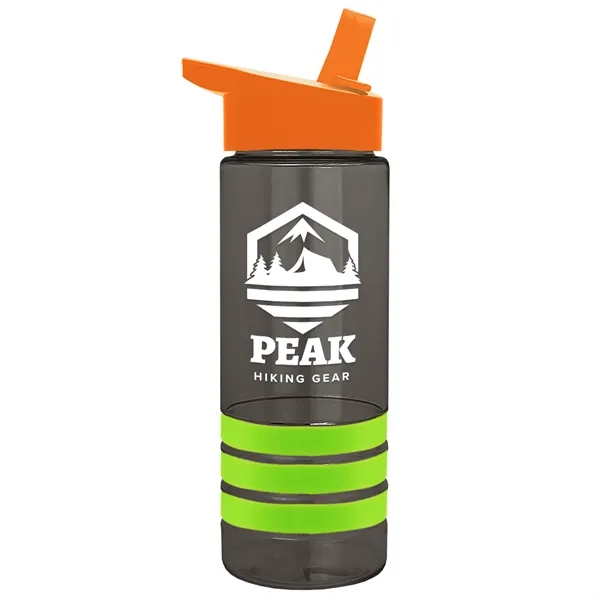 Garyline® Sergeant Stripe Tritan® Bottle with Flip-Straw ...... from ASI 40480 Koozie Group