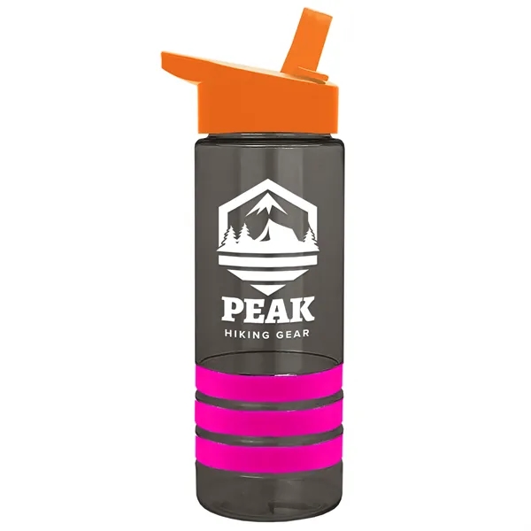 Garyline® Sergeant Stripe Tritan® Bottle with Flip-Straw ...... from ASI 40480 Koozie Group