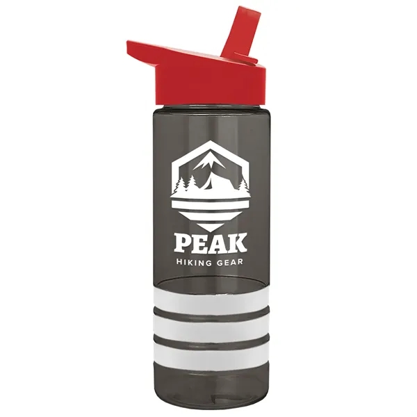 Garyline® Sergeant Stripe Tritan® Bottle with Flip-Straw ...... from ASI 40480 Koozie Group