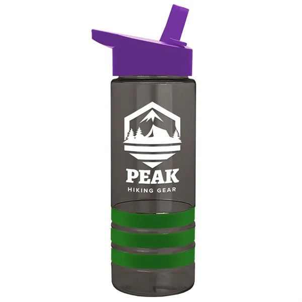 Garyline® Sergeant Stripe Tritan® Bottle with Flip-Straw ...... from ASI 40480 Koozie Group