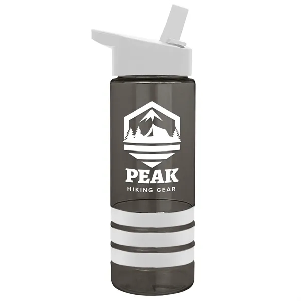 Garyline® Sergeant Stripe Tritan® Bottle with Flip-Straw ...... from ASI 40480 Koozie Group