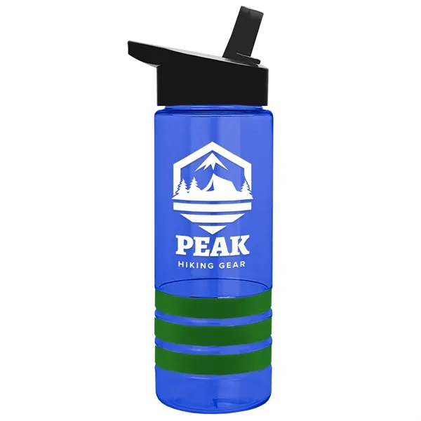 Garyline® Sergeant Stripe Tritan® Bottle with Flip-Straw ...... from ASI 40480 Koozie Group