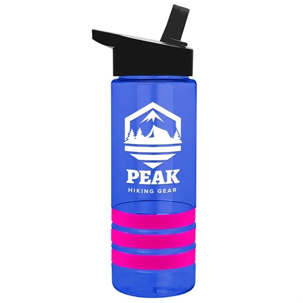 Garyline® Sergeant Stripe Tritan® Bottle with Flip-Straw ...... from ASI 40480 Koozie Group