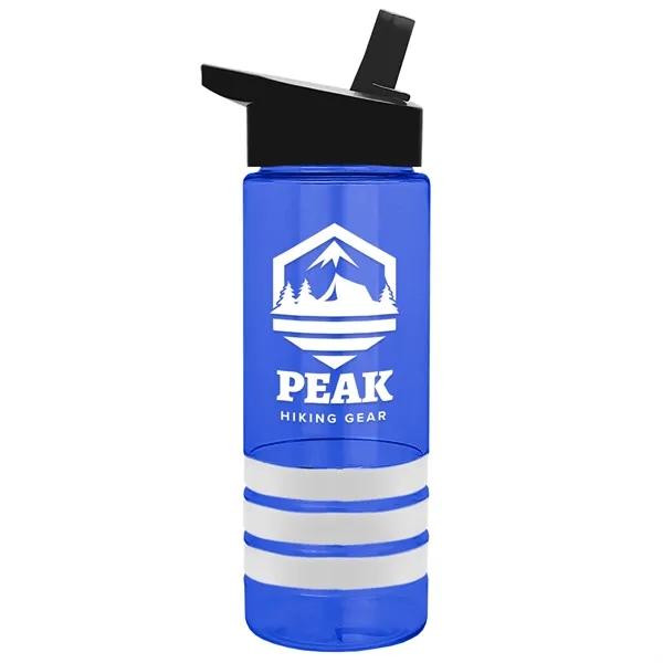 Garyline® Sergeant Stripe Tritan® Bottle with Flip-Straw ...... from ASI 40480 Koozie Group