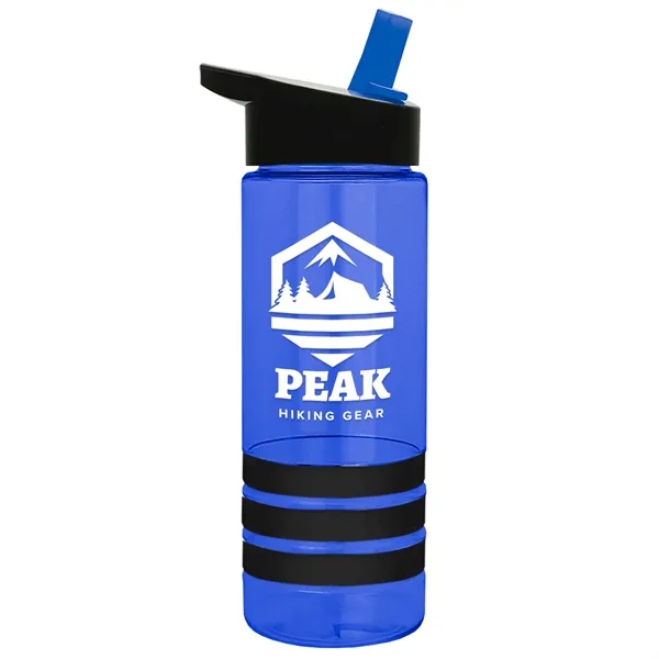 Garyline® Sergeant Stripe Tritan® Bottle with Flip-Straw ...... from ASI 40480 Koozie Group