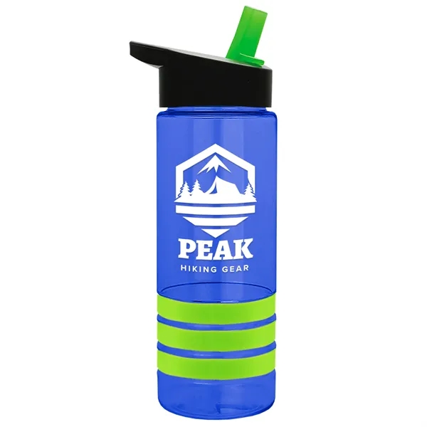 Garyline® Sergeant Stripe Tritan® Bottle with Flip-Straw ...... from ASI 40480 Koozie Group