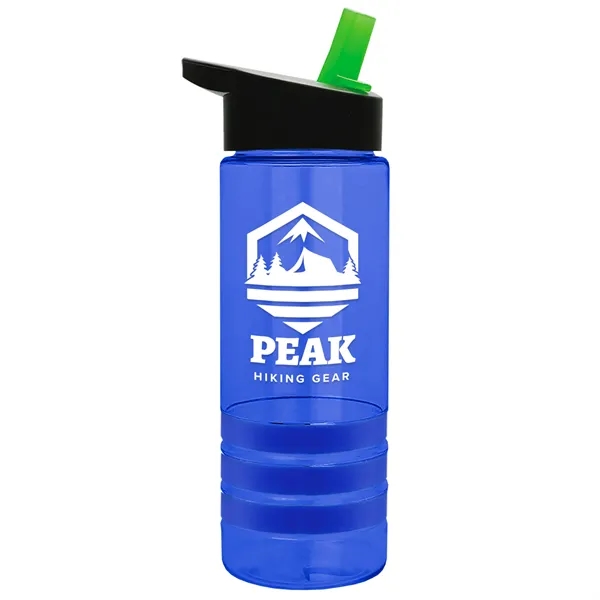 Garyline® Sergeant Stripe Tritan® Bottle with Flip-Straw ...... from ASI 40480 Koozie Group