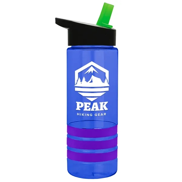 Garyline® Sergeant Stripe Tritan® Bottle with Flip-Straw ...... from ASI 40480 Koozie Group