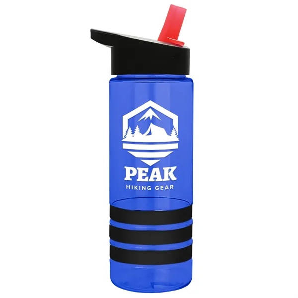 Garyline® Sergeant Stripe Tritan® Bottle with Flip-Straw ...... from ASI 40480 Koozie Group