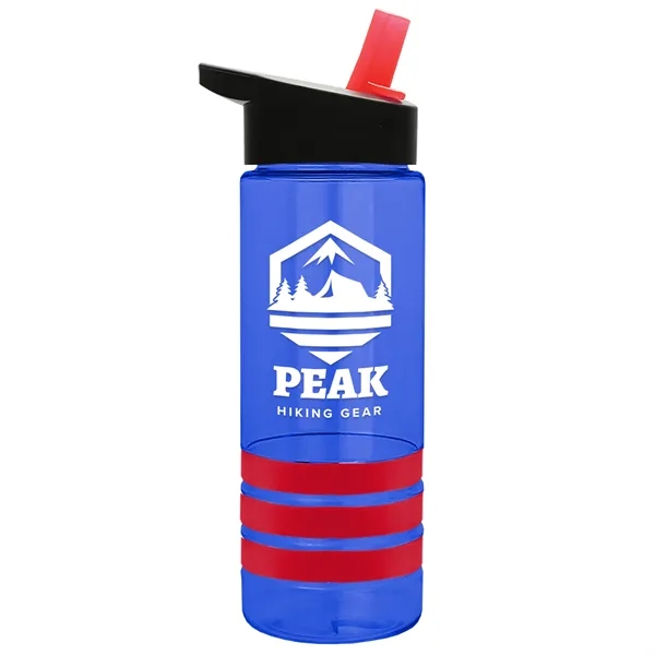 Garyline® Sergeant Stripe Tritan® Bottle with Flip-Straw ...... from ASI 40480 Koozie Group