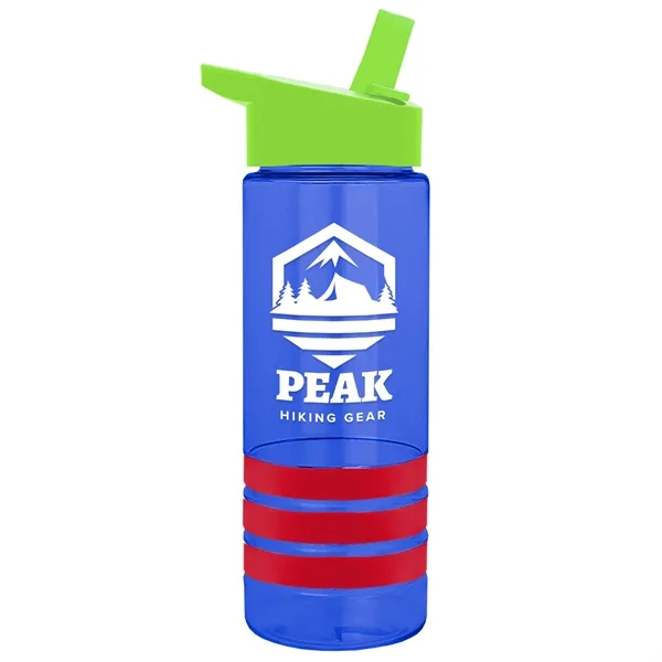 Garyline® Sergeant Stripe Tritan® Bottle with Flip-Straw ...... from ASI 40480 Koozie Group