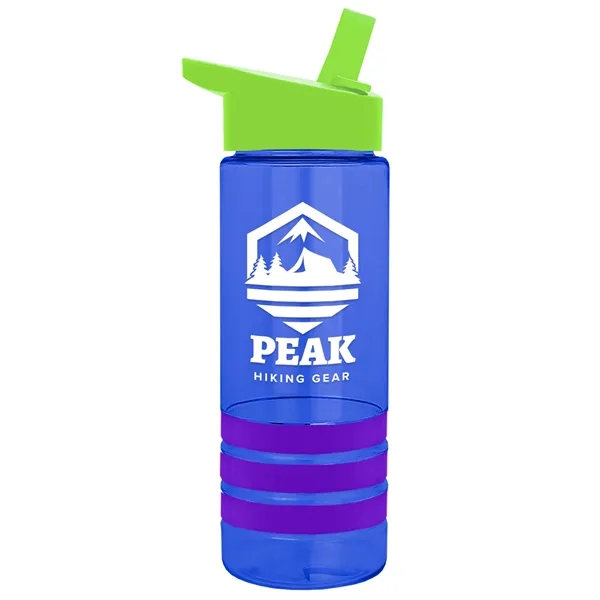 Garyline® Sergeant Stripe Tritan® Bottle with Flip-Straw ...... from ASI 40480 Koozie Group