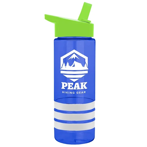 Garyline® Sergeant Stripe Tritan® Bottle with Flip-Straw ...... from ASI 40480 Koozie Group
