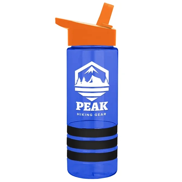 Garyline® Sergeant Stripe Tritan® Bottle with Flip-Straw ...... from ASI 40480 Koozie Group