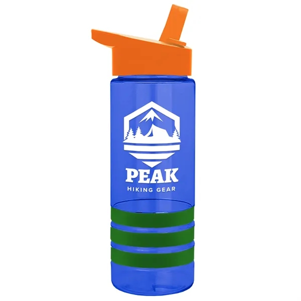 Garyline® Sergeant Stripe Tritan® Bottle with Flip-Straw ...... from ASI 40480 Koozie Group