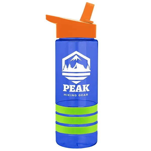 Garyline® Sergeant Stripe Tritan® Bottle with Flip-Straw ...... from ASI 40480 Koozie Group