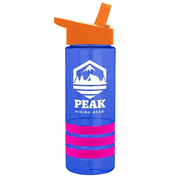 Garyline® Sergeant Stripe Tritan® Bottle with Flip-Straw ...... from ASI 40480 Koozie Group