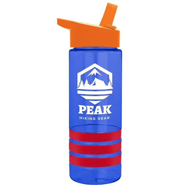 Garyline® Sergeant Stripe Tritan® Bottle with Flip-Straw ...... from ASI 40480 Koozie Group