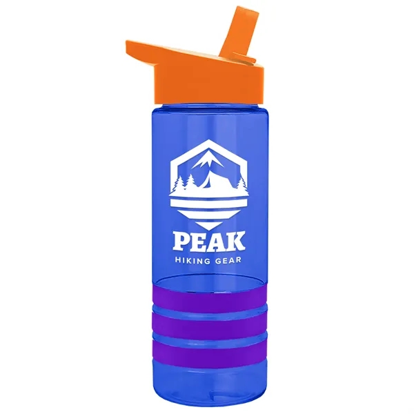 Garyline® Sergeant Stripe Tritan® Bottle with Flip-Straw ...... from ASI 40480 Koozie Group