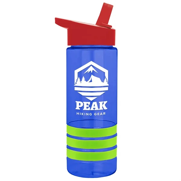 Garyline® Sergeant Stripe Tritan® Bottle with Flip-Straw ...... from ASI 40480 Koozie Group