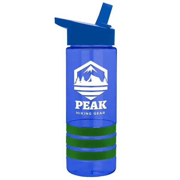 Garyline® Sergeant Stripe Tritan® Bottle with Flip-Straw ...... from ASI 40480 Koozie Group