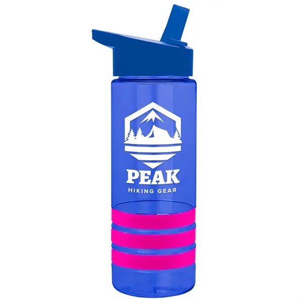 Garyline® Sergeant Stripe Tritan® Bottle with Flip-Straw ...... from ASI 40480 Koozie Group