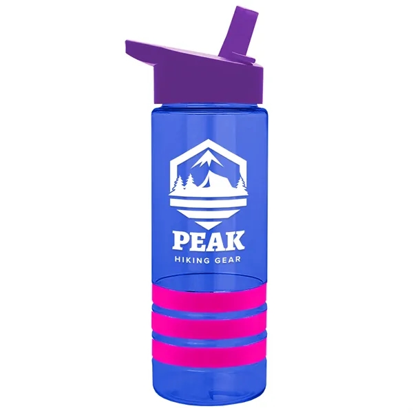 Garyline® Sergeant Stripe Tritan® Bottle with Flip-Straw ...... from ASI 40480 Koozie Group