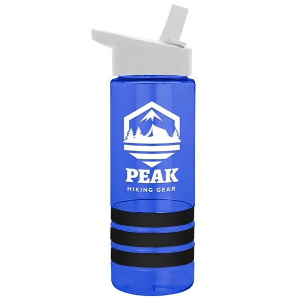 Garyline® Sergeant Stripe Tritan® Bottle with Flip-Straw ...... from ASI 40480 Koozie Group
