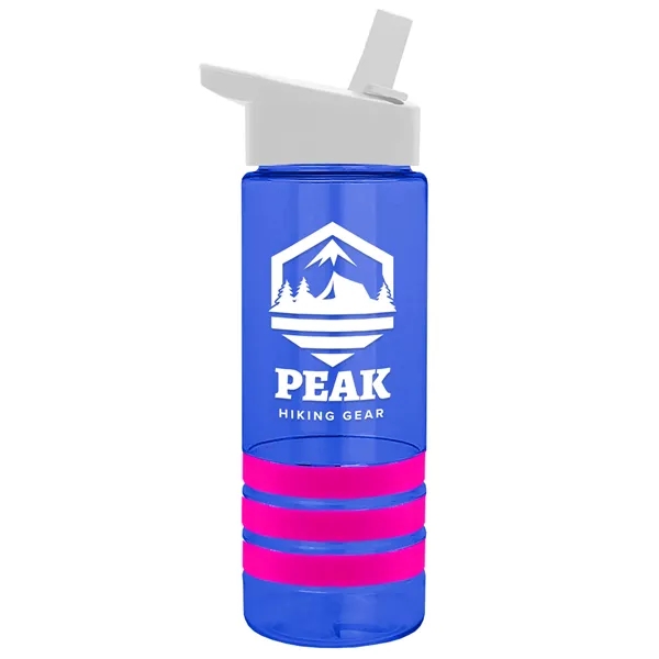 Garyline® Sergeant Stripe Tritan® Bottle with Flip-Straw ...... from ASI 40480 Koozie Group