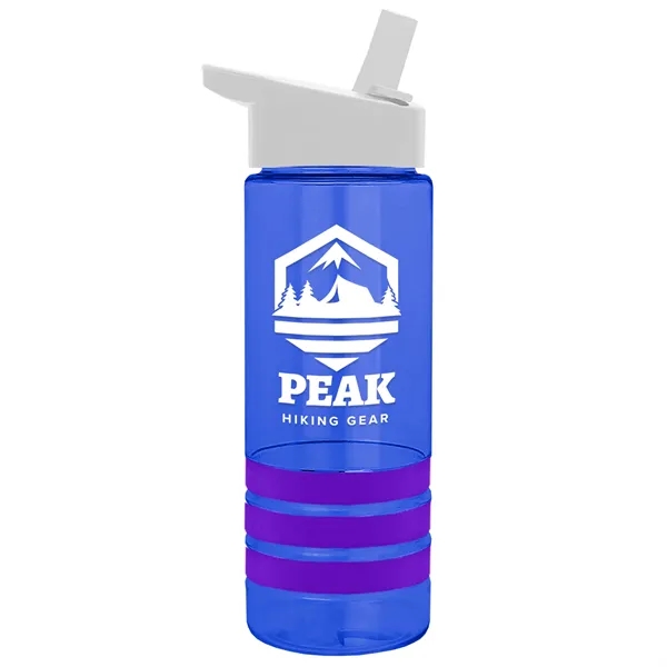 Garyline® Sergeant Stripe Tritan® Bottle with Flip-Straw ...... from ASI 40480 Koozie Group