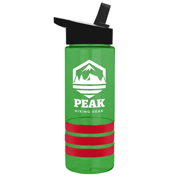 Garyline® Sergeant Stripe Tritan® Bottle with Flip-Straw ...... from ASI 40480 Koozie Group