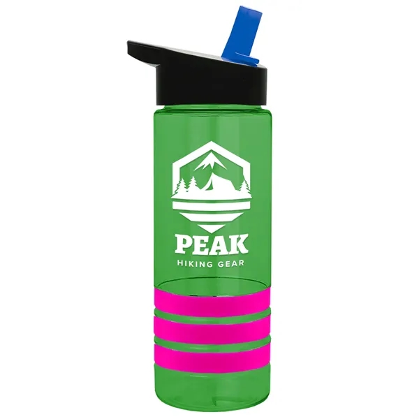 Garyline® Sergeant Stripe Tritan® Bottle with Flip-Straw ...... from ASI 40480 Koozie Group