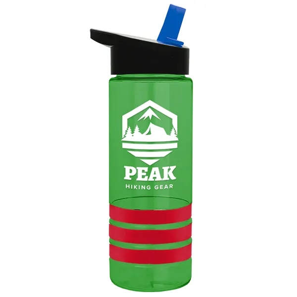 Garyline® Sergeant Stripe Tritan® Bottle with Flip-Straw ...... from ASI 40480 Koozie Group