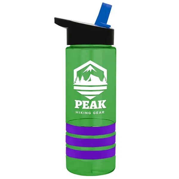 Garyline® Sergeant Stripe Tritan® Bottle with Flip-Straw ...... from ASI 40480 Koozie Group