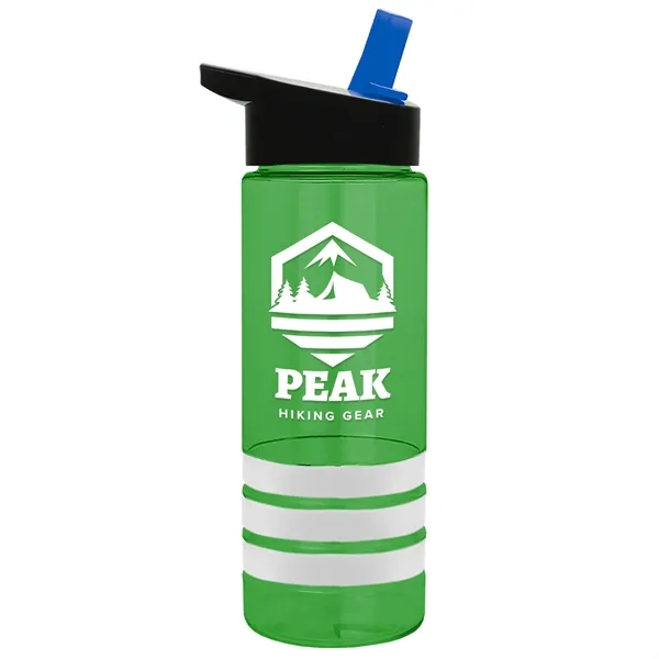 Garyline® Sergeant Stripe Tritan® Bottle with Flip-Straw ...... from ASI 40480 Koozie Group