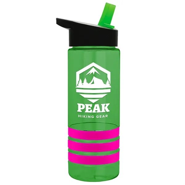 Garyline® Sergeant Stripe Tritan® Bottle with Flip-Straw ...... from ASI 40480 Koozie Group