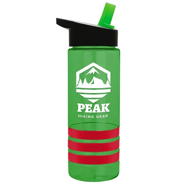 Garyline® Sergeant Stripe Tritan® Bottle with Flip-Straw ...... from ASI 40480 Koozie Group