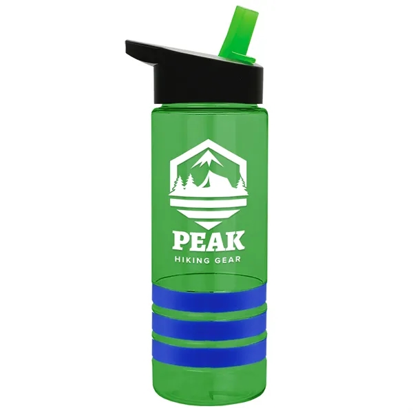 Garyline® Sergeant Stripe Tritan® Bottle with Flip-Straw ...... from ASI 40480 Koozie Group