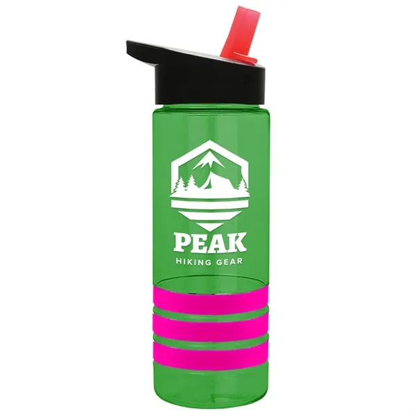 Garyline® Sergeant Stripe Tritan® Bottle with Flip-Straw ...... from ASI 40480 Koozie Group
