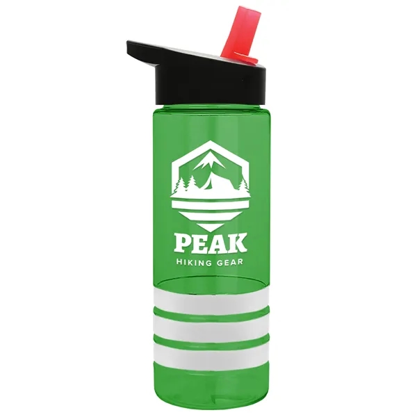 Garyline® Sergeant Stripe Tritan® Bottle with Flip-Straw ...... from ASI 40480 Koozie Group
