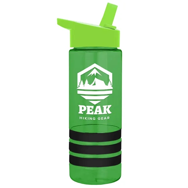 Garyline® Sergeant Stripe Tritan® Bottle with Flip-Straw ...... from ASI 40480 Koozie Group