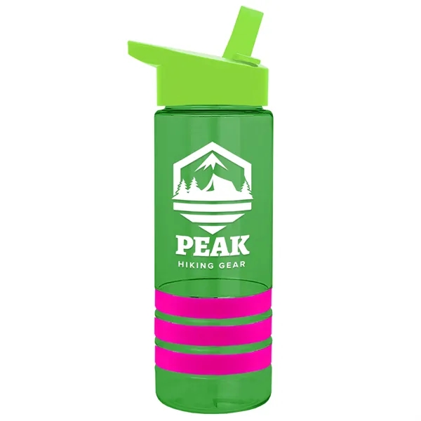 Garyline® Sergeant Stripe Tritan® Bottle with Flip-Straw ...... from ASI 40480 Koozie Group