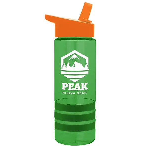 Garyline® Sergeant Stripe Tritan® Bottle with Flip-Straw ...... from ASI 40480 Koozie Group