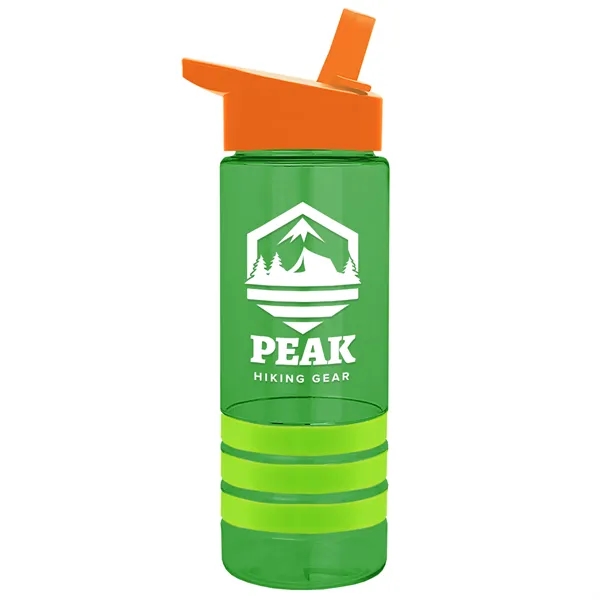 Garyline® Sergeant Stripe Tritan® Bottle with Flip-Straw ...... from ASI 40480 Koozie Group