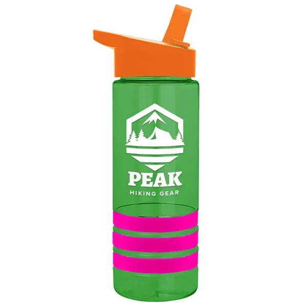 Garyline® Sergeant Stripe Tritan® Bottle with Flip-Straw ...... from ASI 40480 Koozie Group