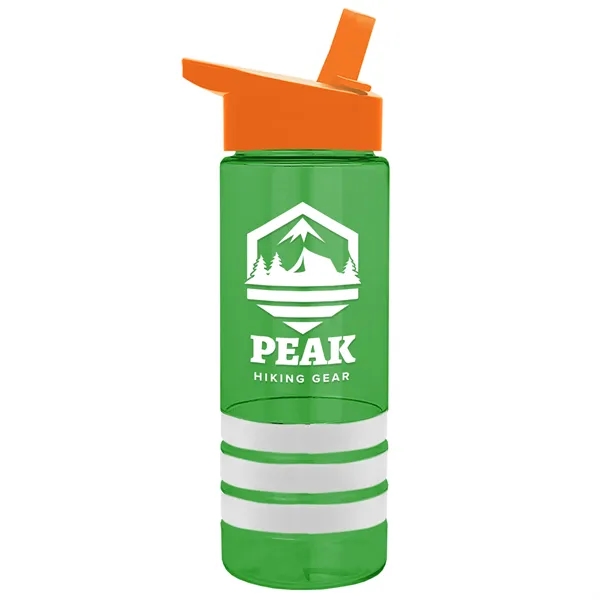 Garyline® Sergeant Stripe Tritan® Bottle with Flip-Straw ...... from ASI 40480 Koozie Group