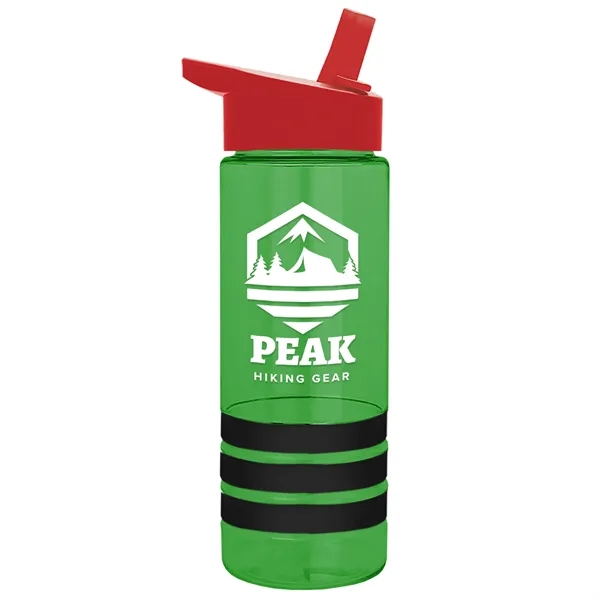 Garyline® Sergeant Stripe Tritan® Bottle with Flip-Straw ...... from ASI 40480 Koozie Group