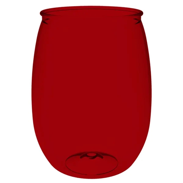 16 oz. Clear Pete Wine Glass Shaped Tumbler.... from ASI 40480 Koozie Group