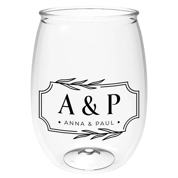 16 oz. Clear Pete Wine Glass Shaped Tumbler.... from ASI 40480 Koozie Group