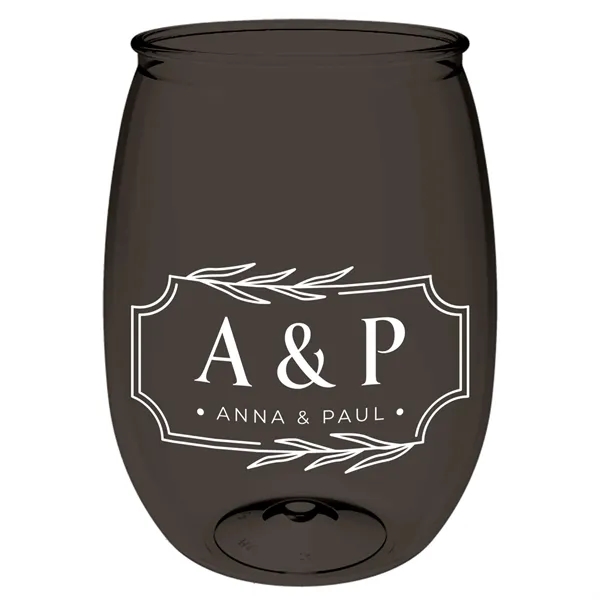 16 oz. Clear Pete Wine Glass Shaped Tumbler.... from ASI 40480 Koozie Group